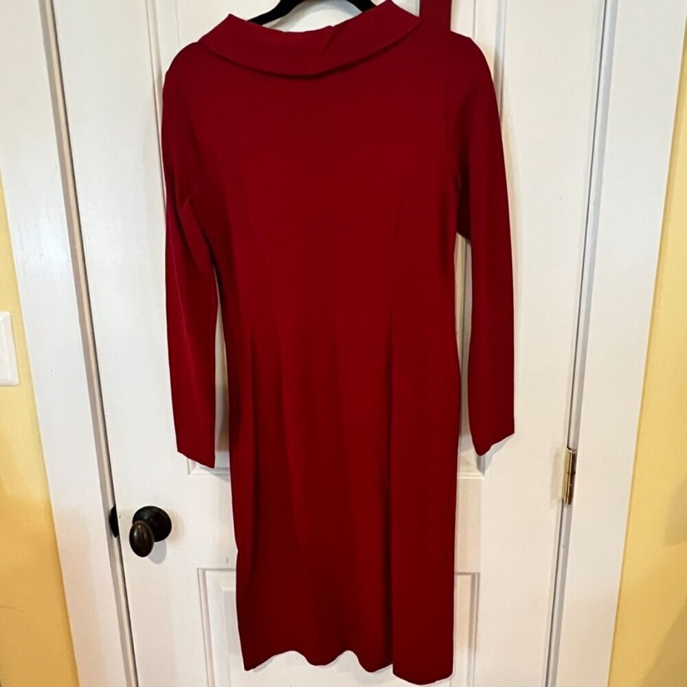 Talbots Red Dress Size 6 - Picture 4 of 5